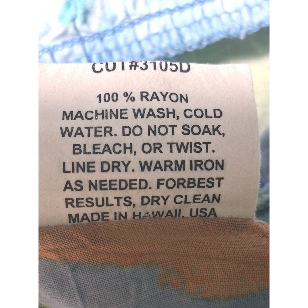 Jams World Tropic Garden Tiered Hattie Dress XXL Floral Rayon Made in Hawaii VTG - Picture 11 of 12